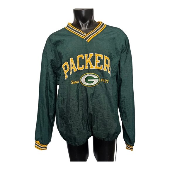 Vintage Green Bay Packers Windbreaker Size XL - Picture 1 of 16